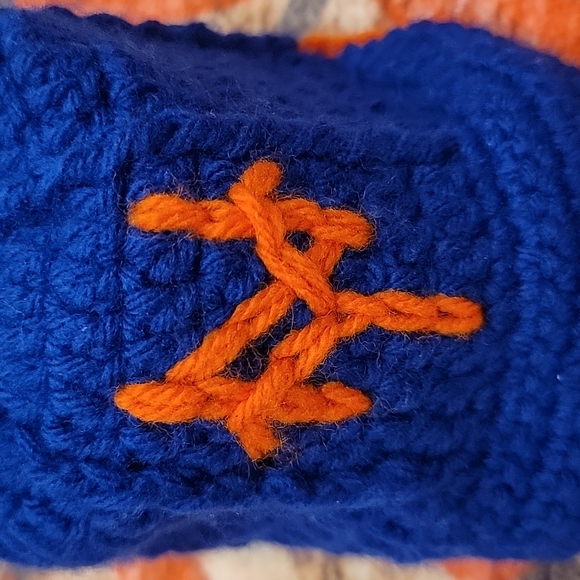 New york Mets knit hat and diaper cover for newborn pictures - Picture 6 of 10